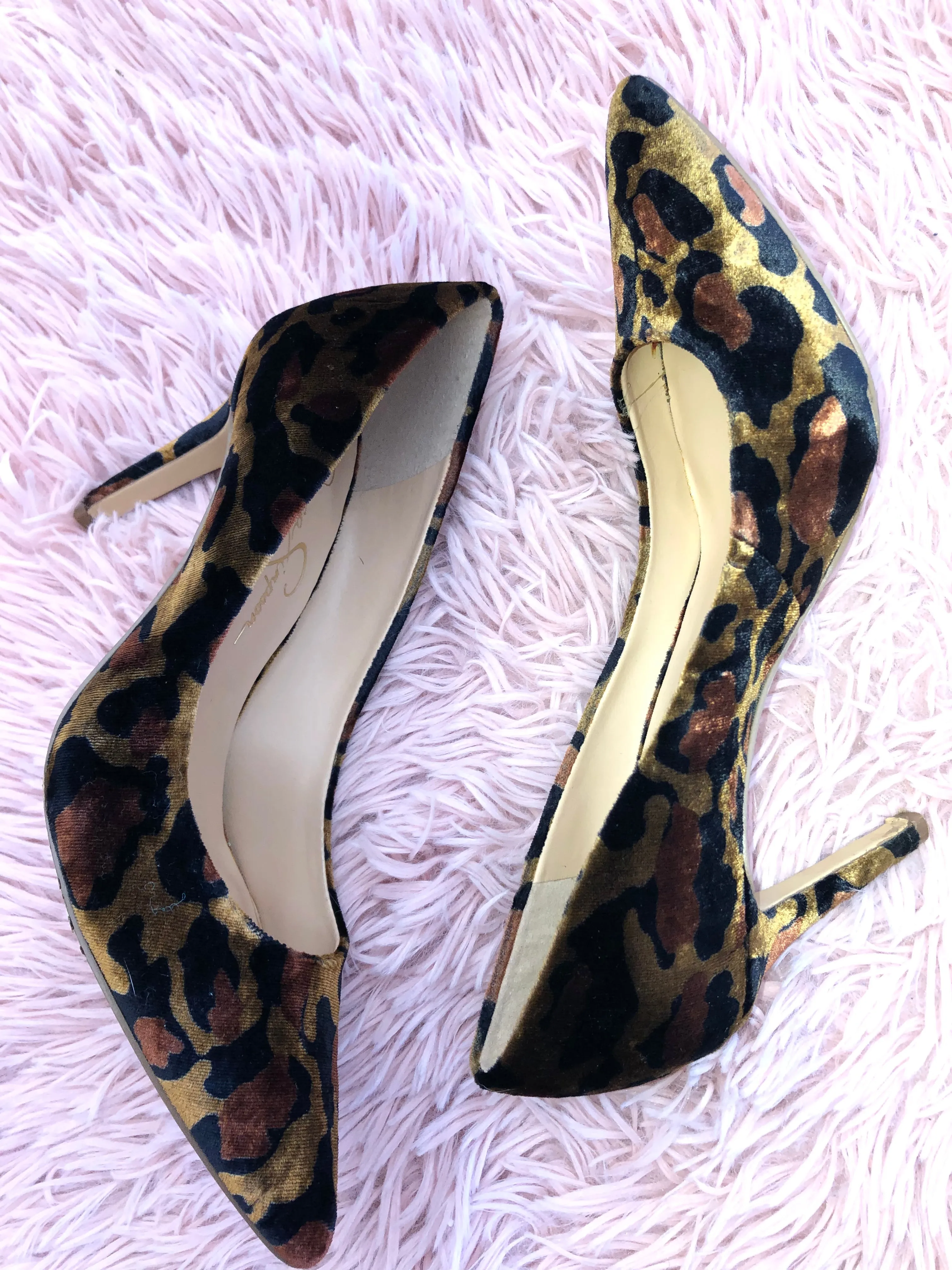 Animal Print Shoes Heels Stiletto Jessica Simpson, Size 6.5