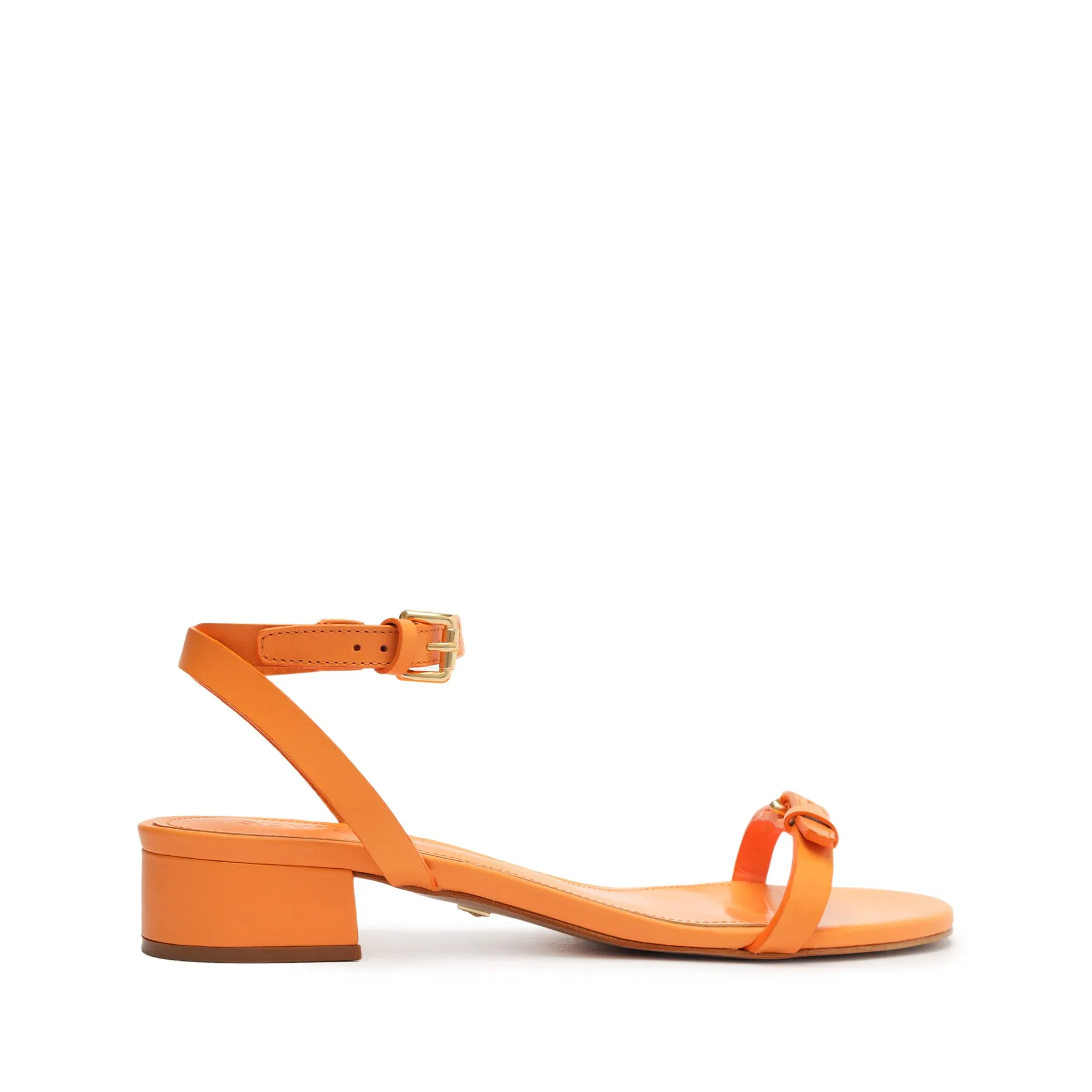 Aurora Mid Block Leather Sandal