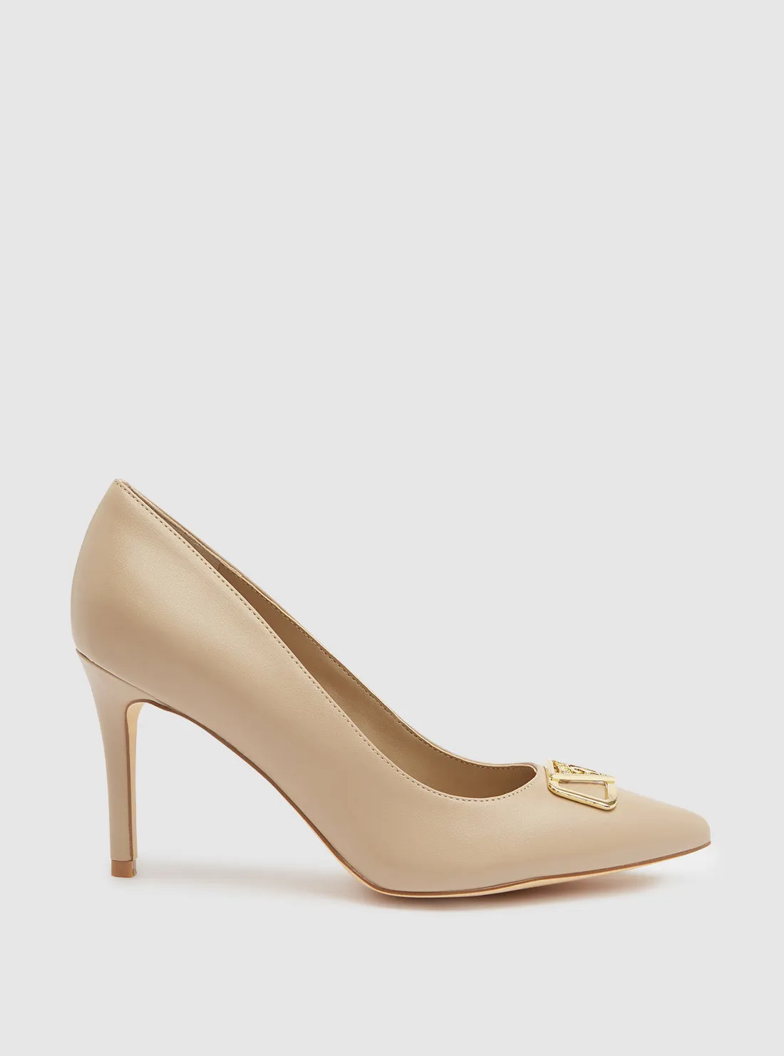 Beige Morrley Stiletto Heels