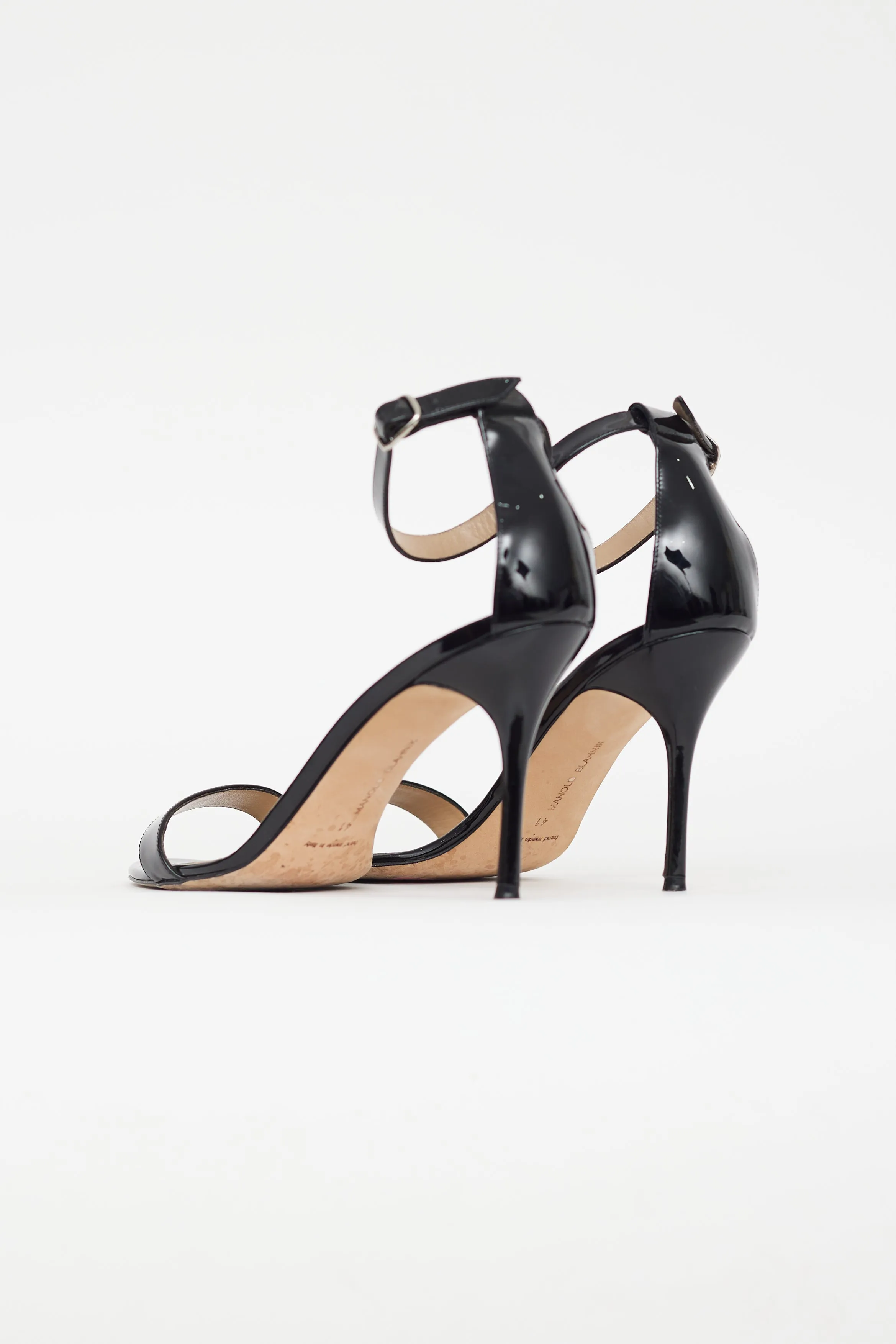 Black Patent Leather Chaos Sandal