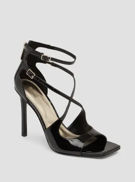 Black Patent Sella Heels