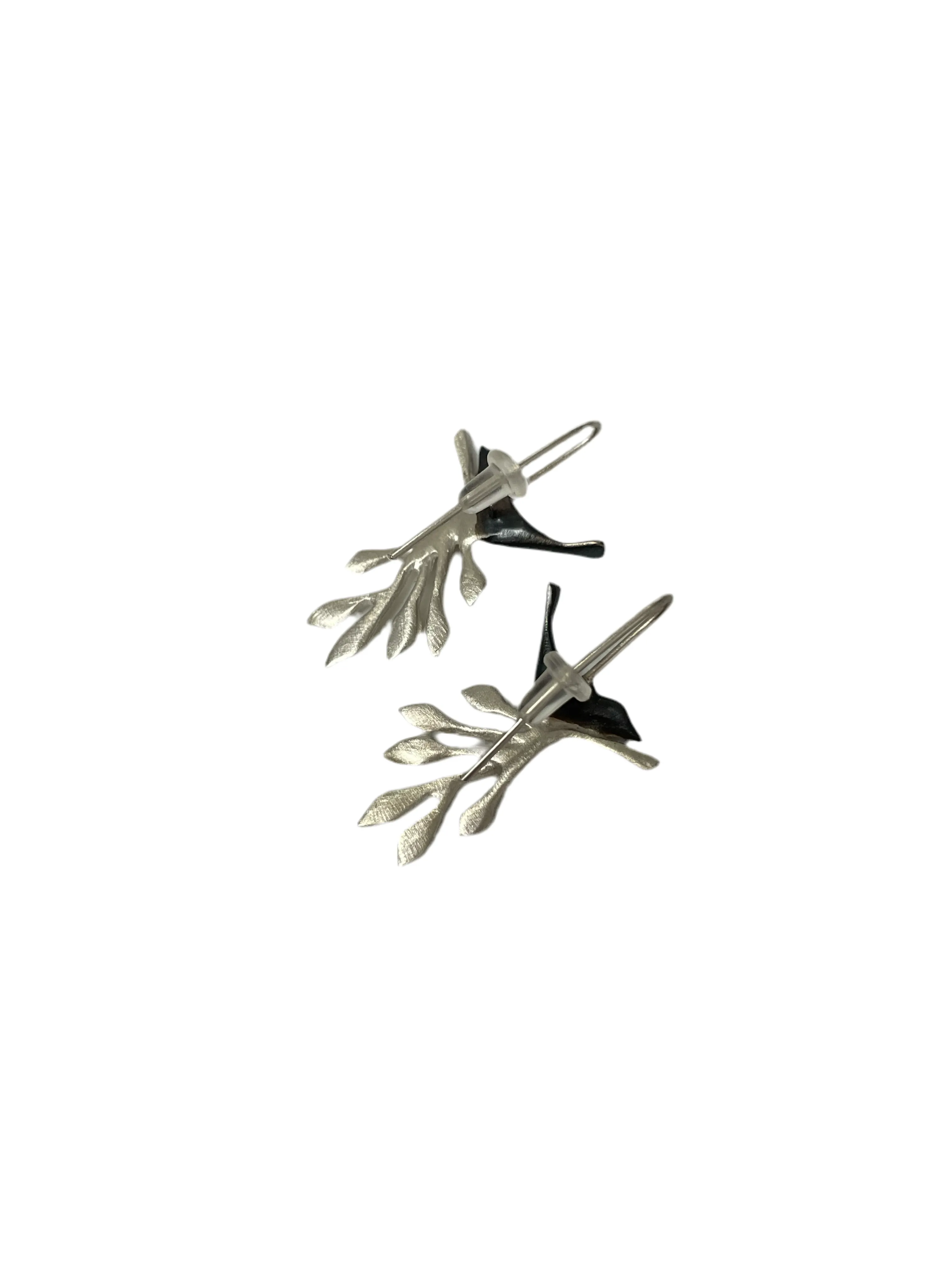 Blackwing Metals Earrings: Long Branch and Bird Drop Earrings