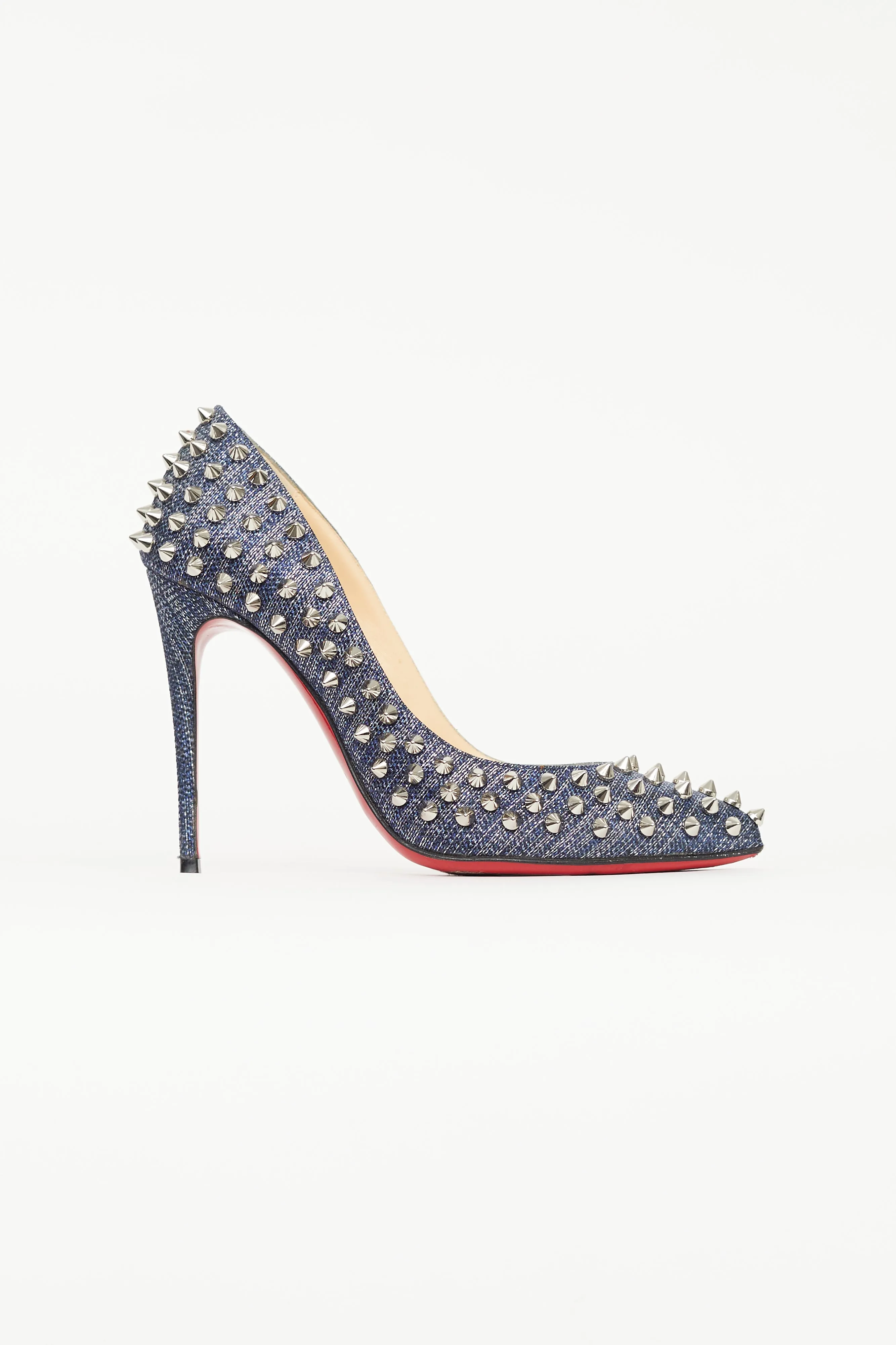 Blue Denim Follies Spike Heel