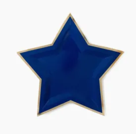 Blue Star Diecut Plates