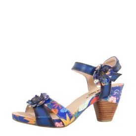 Daphne Retro Floral Heels