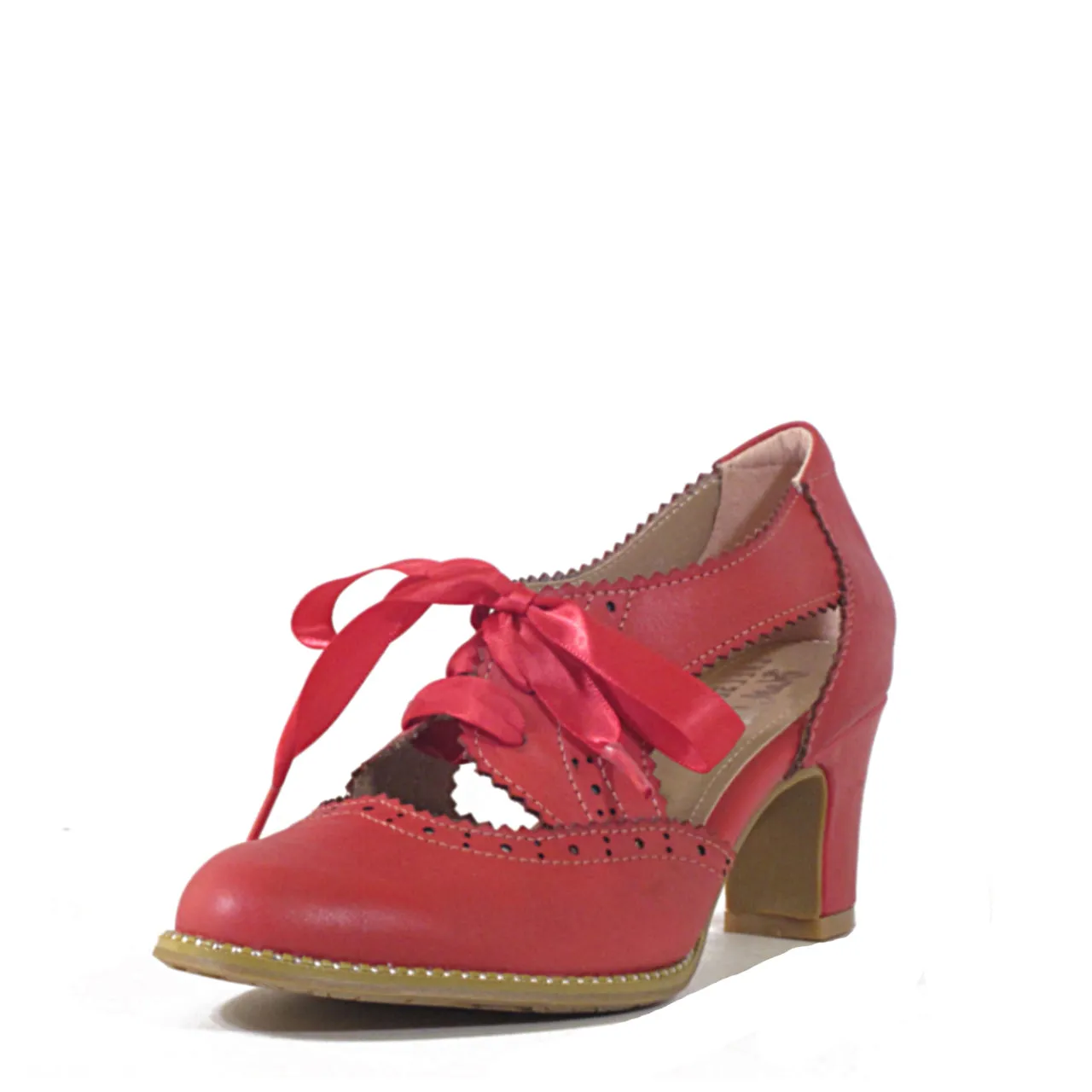 Donna Vintage Lace-Up Heels