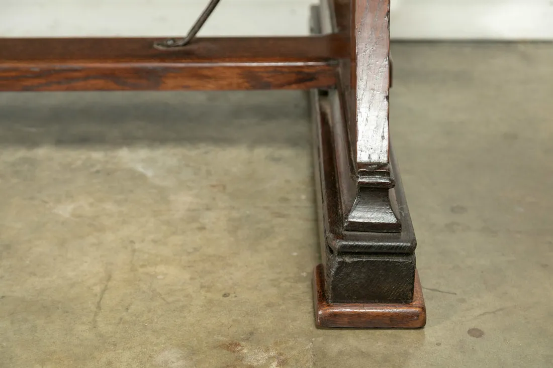 Early 19th Century Solid Oak French Provençal Desk or Console