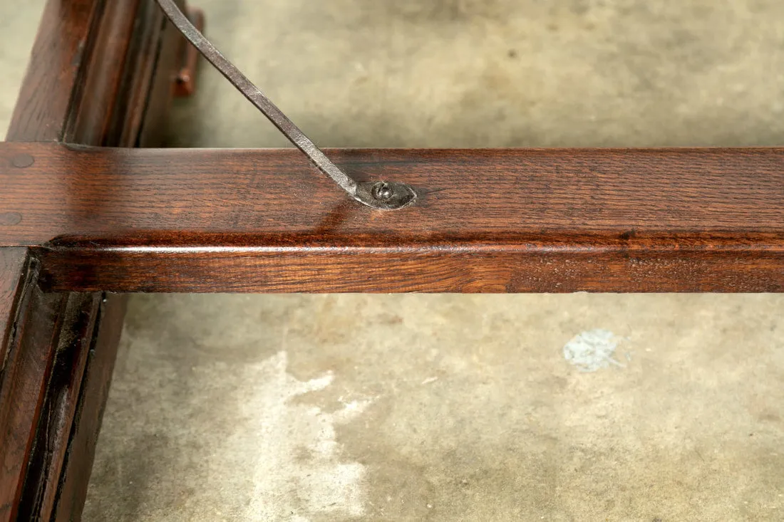 Early 19th Century Solid Oak French Provençal Desk or Console