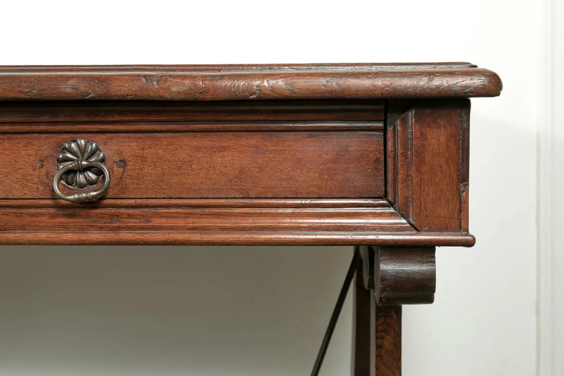 Early 19th Century Solid Oak French Provençal Desk or Console