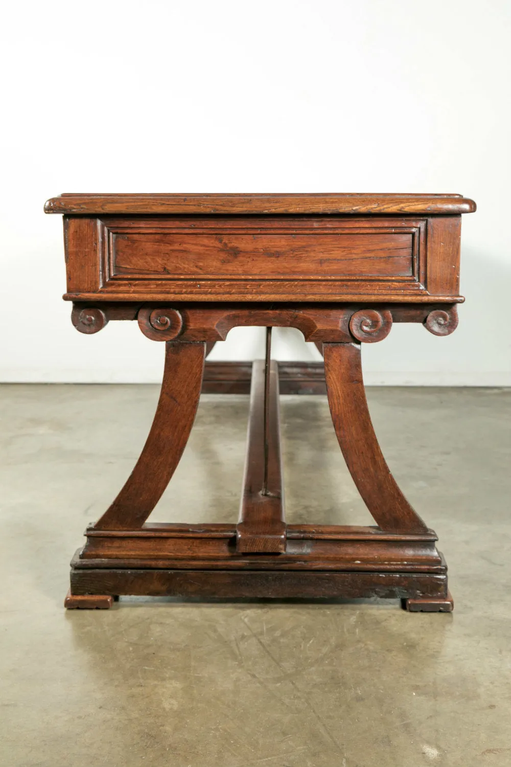 Early 19th Century Solid Oak French Provençal Desk or Console