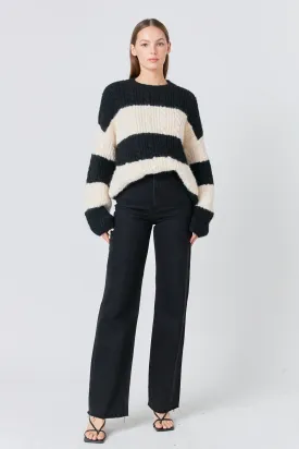 Endless Rose - Striped Chunky Sweater