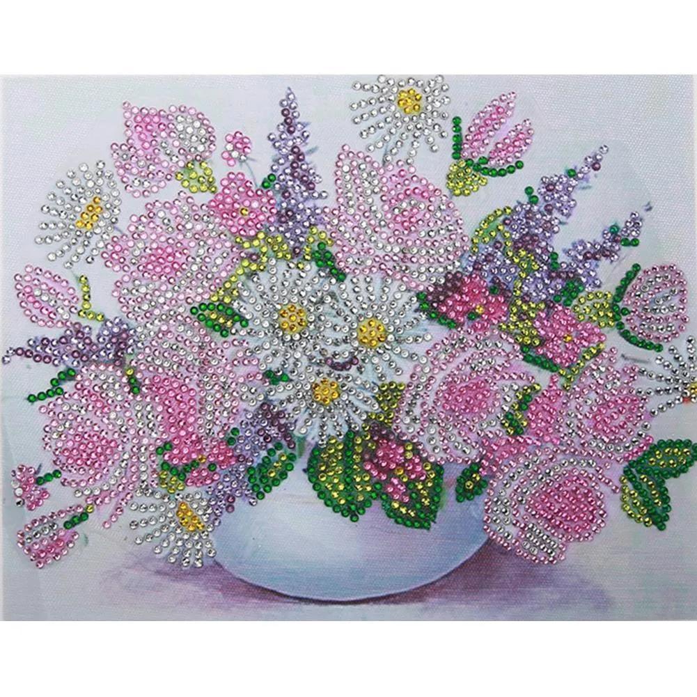 Flower DIY Special Shaped Diamond Painting