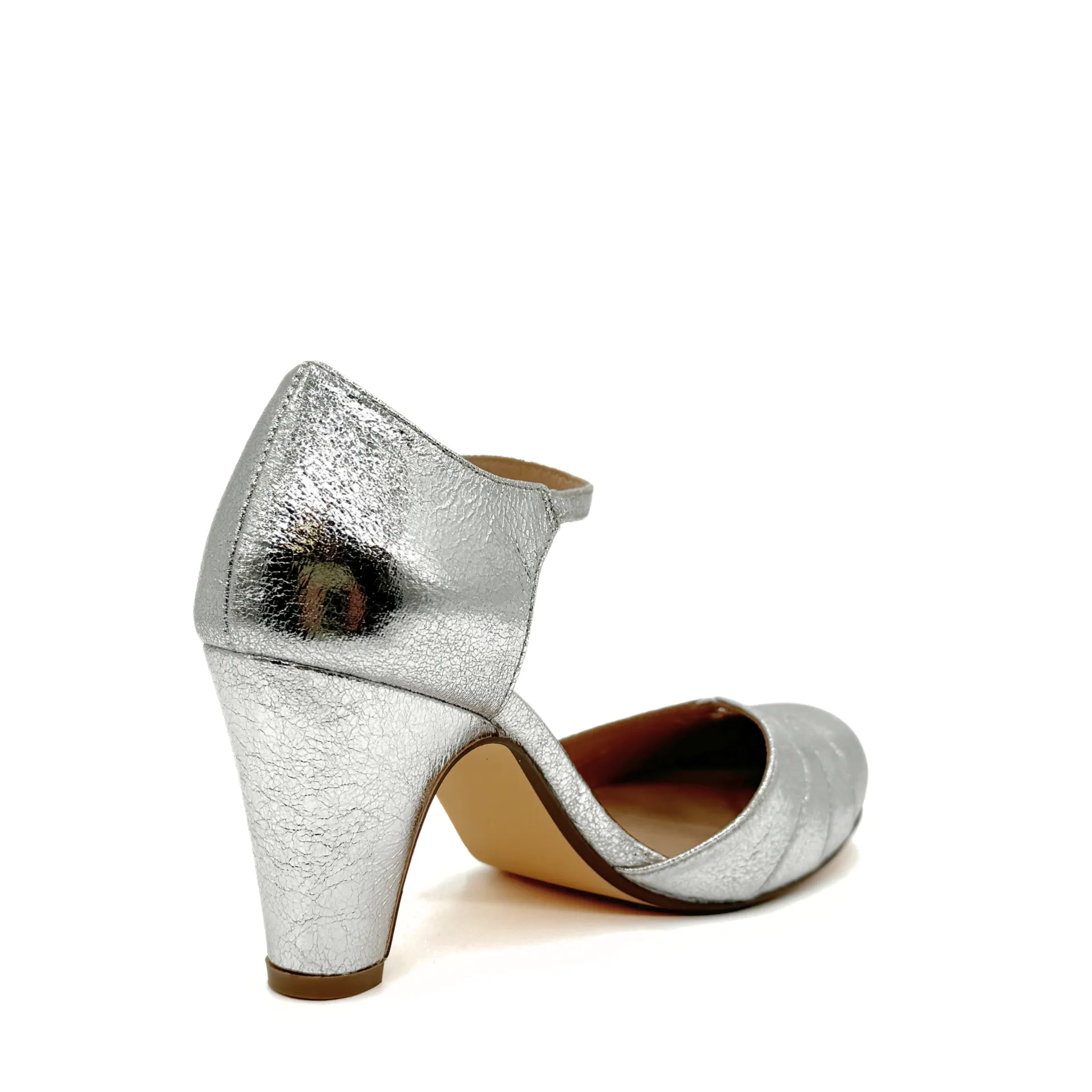 Goldie Metallic Ballroom Heels