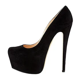 High Heel Stiletto Pumps With Closed Toe Slip-On