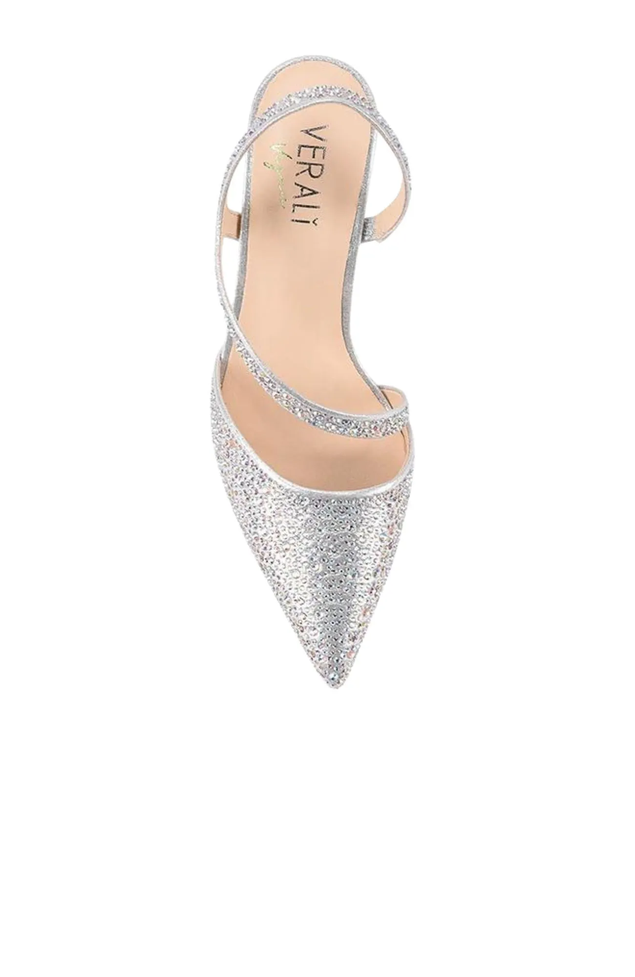 Lemon Point Toe Heel Silver Glitter