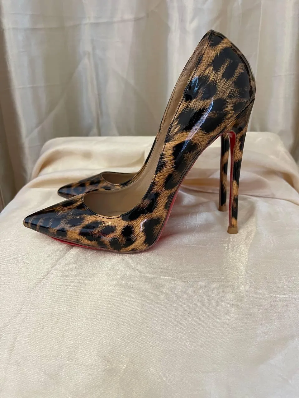 Leopard print heels