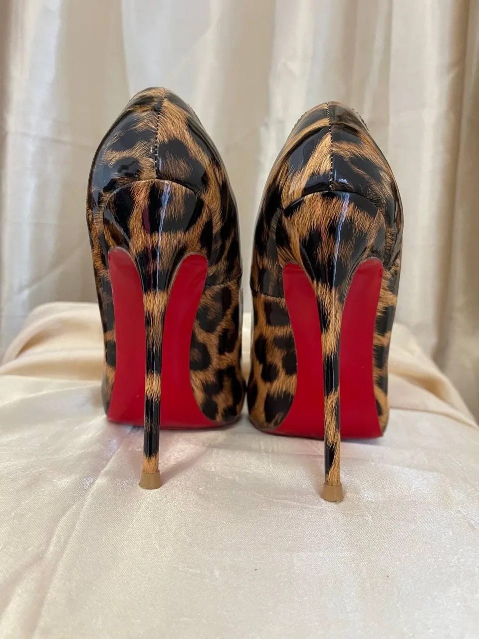 Leopard print heels