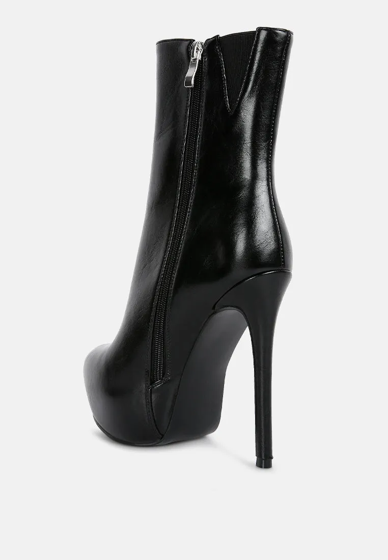 Marsha High Platform Stiletto Ankle Boots