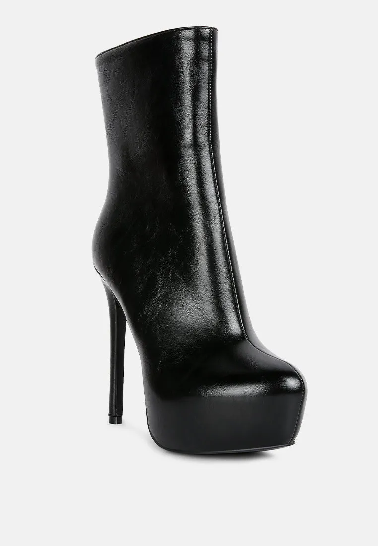 Marsha High Platform Stiletto Ankle Boots