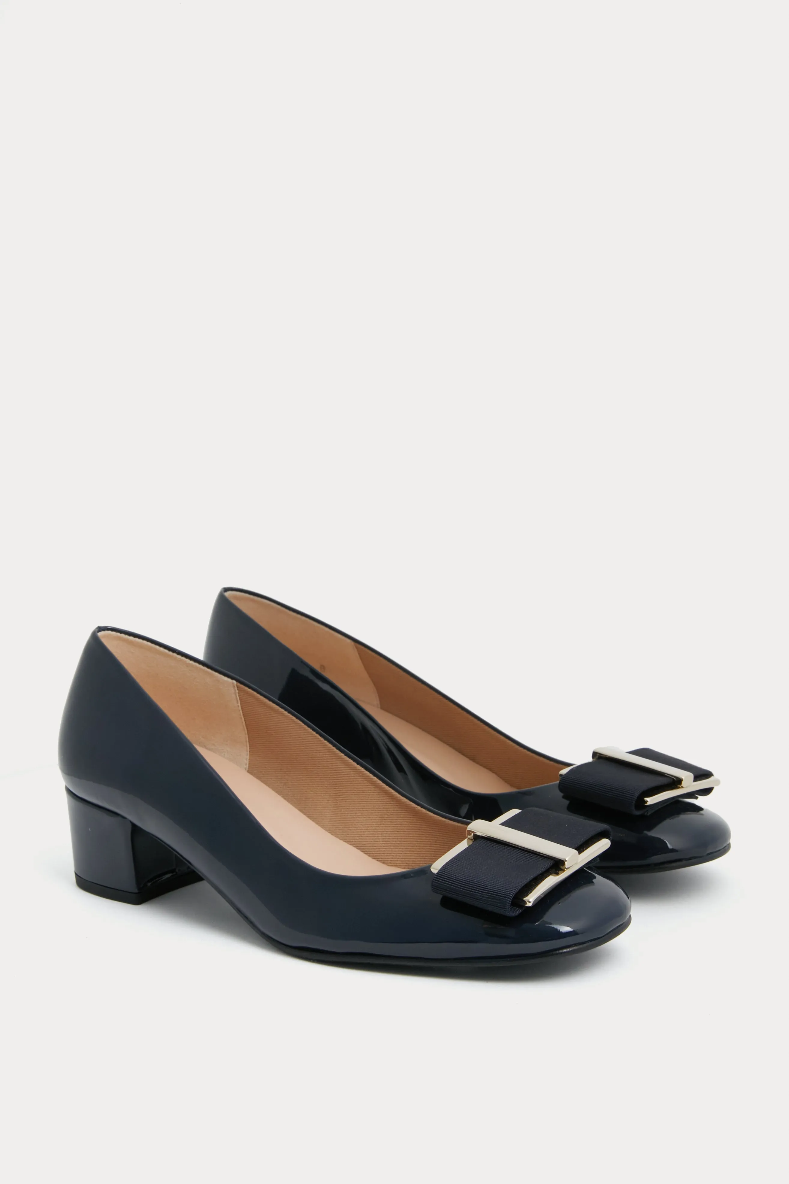 Navy Abby Heels