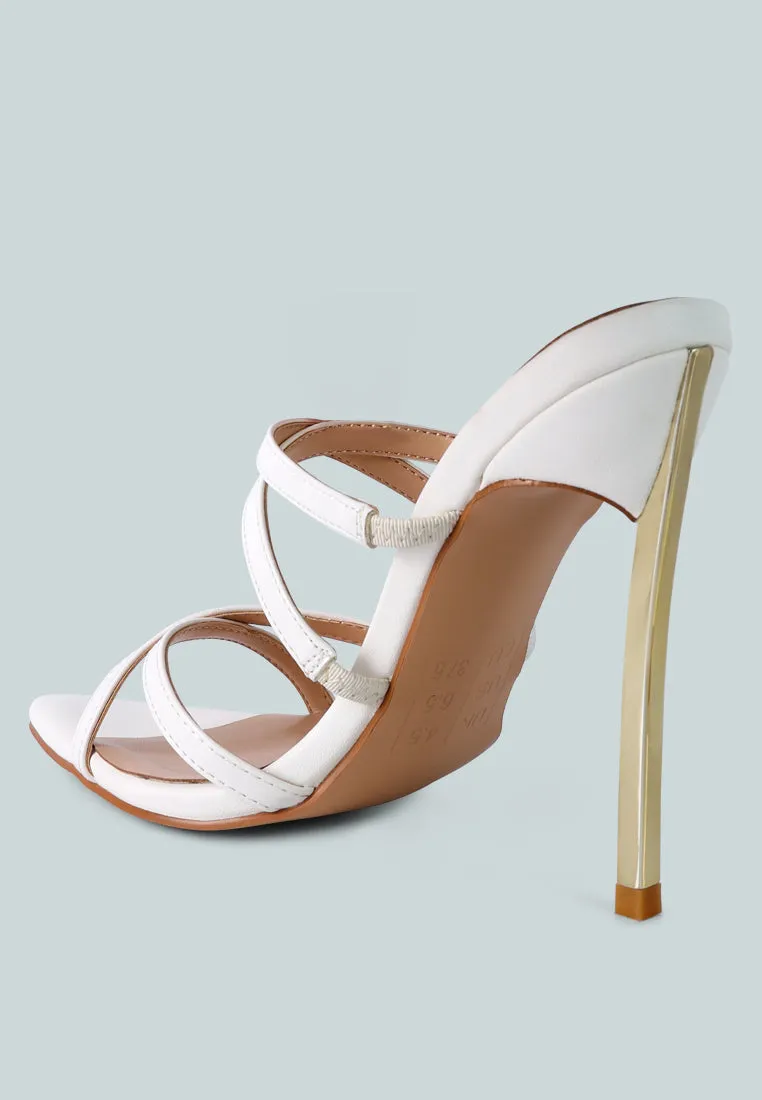 Nightclub Ready Strappy Stiletto Heel Sandals