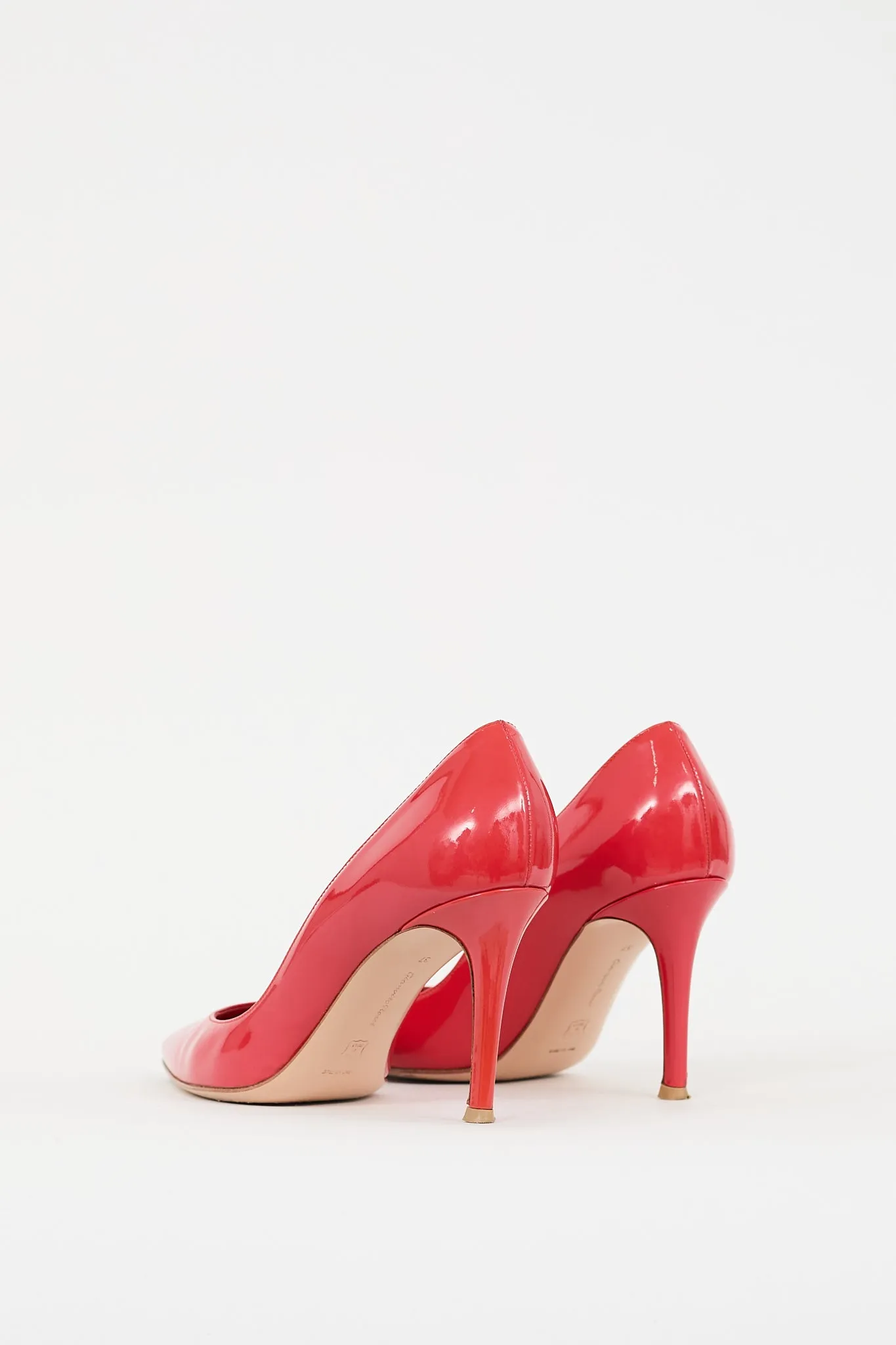 Red Patent Leather Pointed Toe Pump