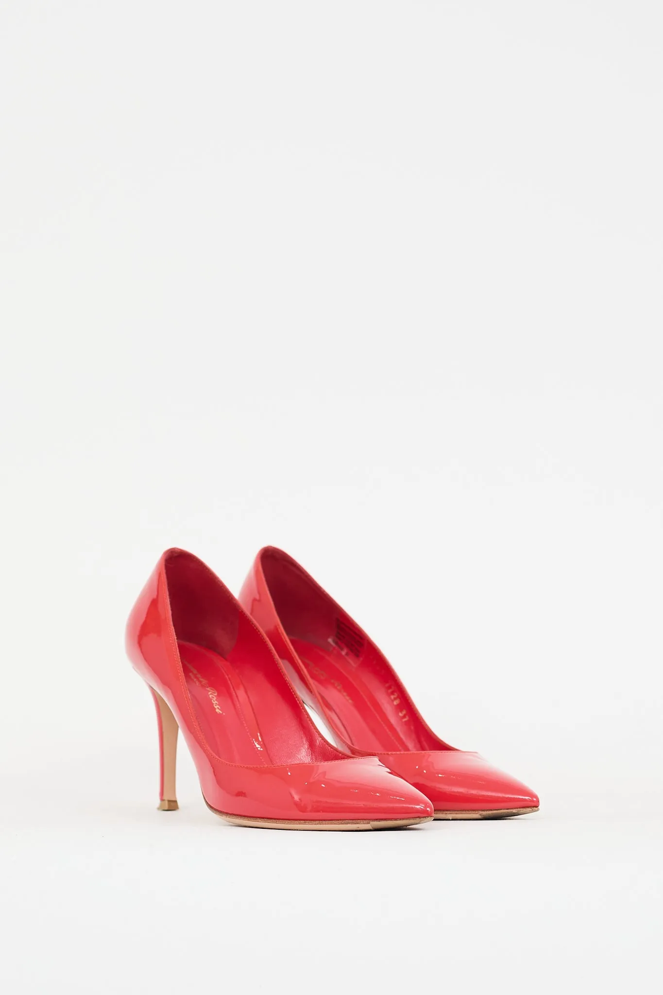 Red Patent Leather Pointed Toe Pump