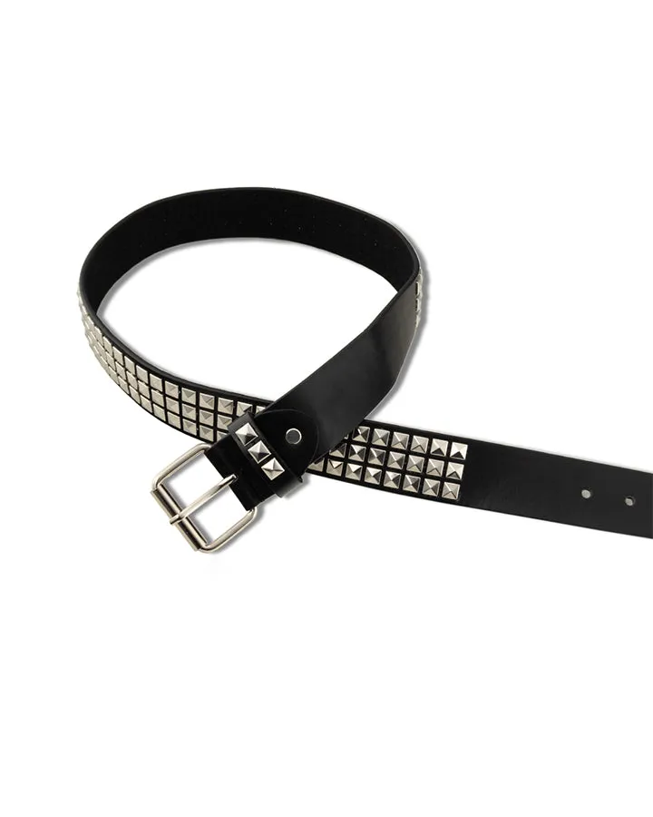 Studded Punk Style Leather Belt