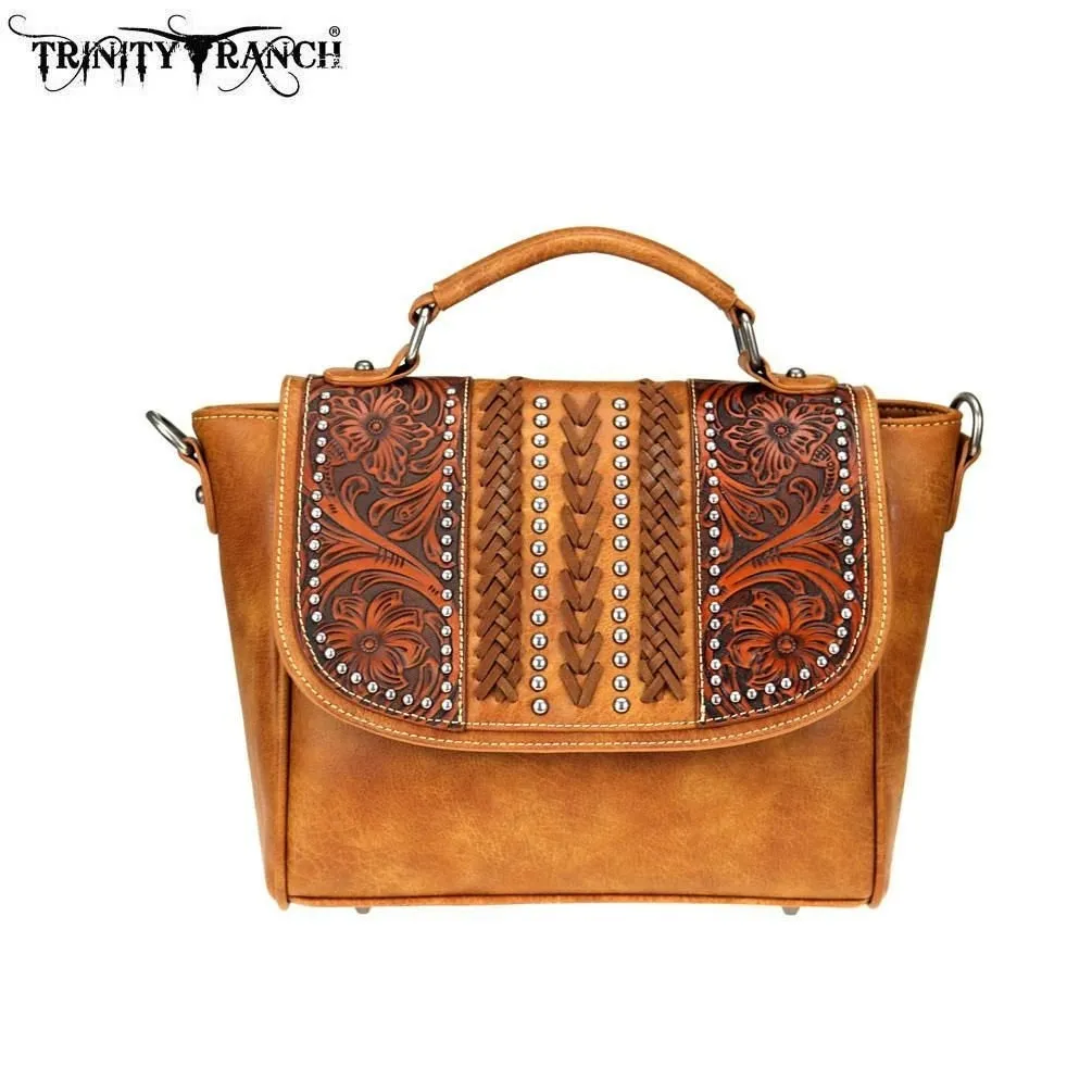 Tooled Leather Handbag