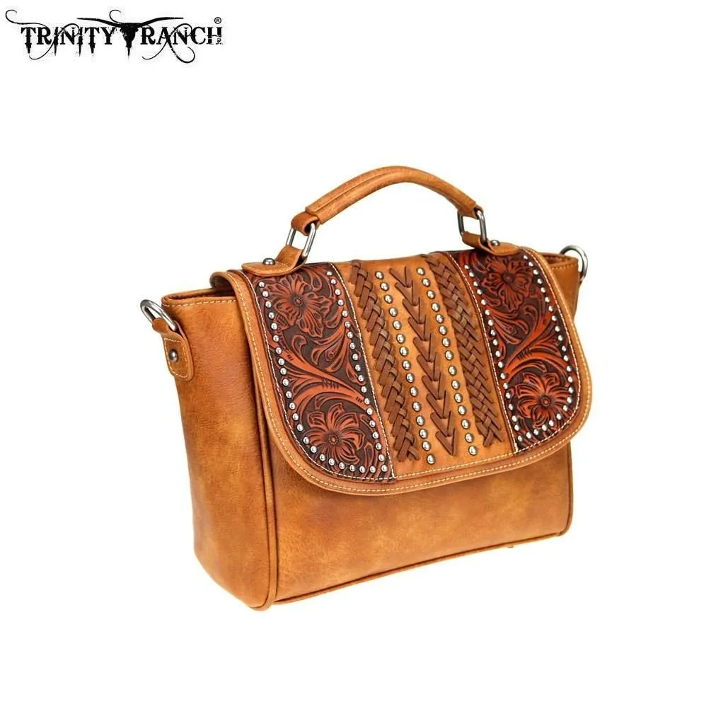 Tooled Leather Handbag