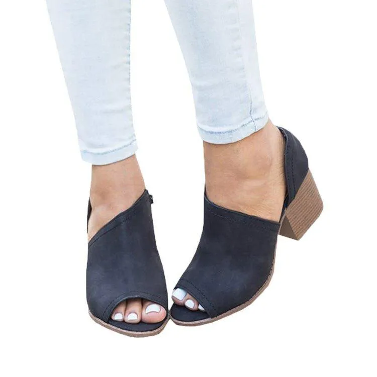 Toya Peep Toe Heels